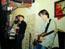 В составе ВИА `Одуванчики` в баре `Золотая Вобла`, ноябрь 2000